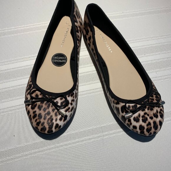 Atmosphere Leopard Print Flats - Picture 7 of 7